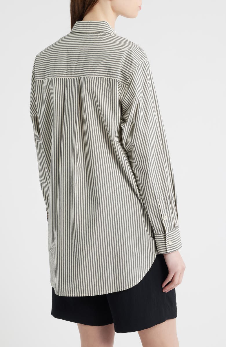 Rails Elsa Stripe Button-Up Shirt, Alternate, color, Noir Stripe