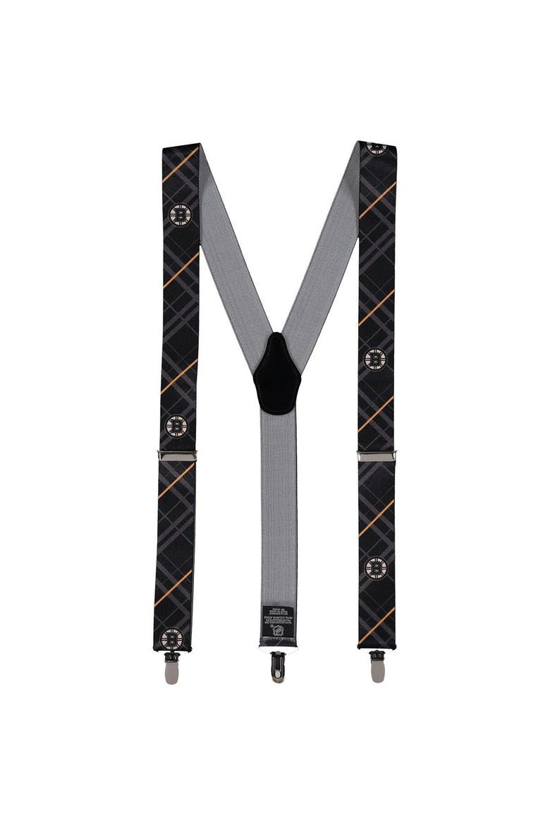 Men's Black Boston Bruins Suspenders, Main, color, Black