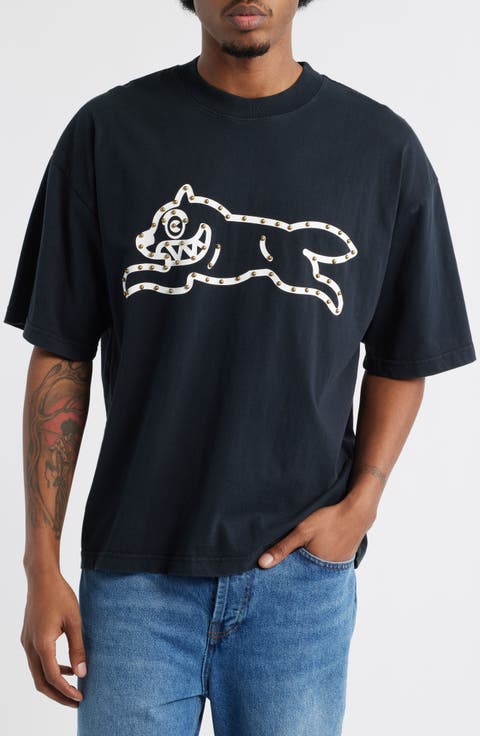 Frank Stud Logo Cotton T-Shirt