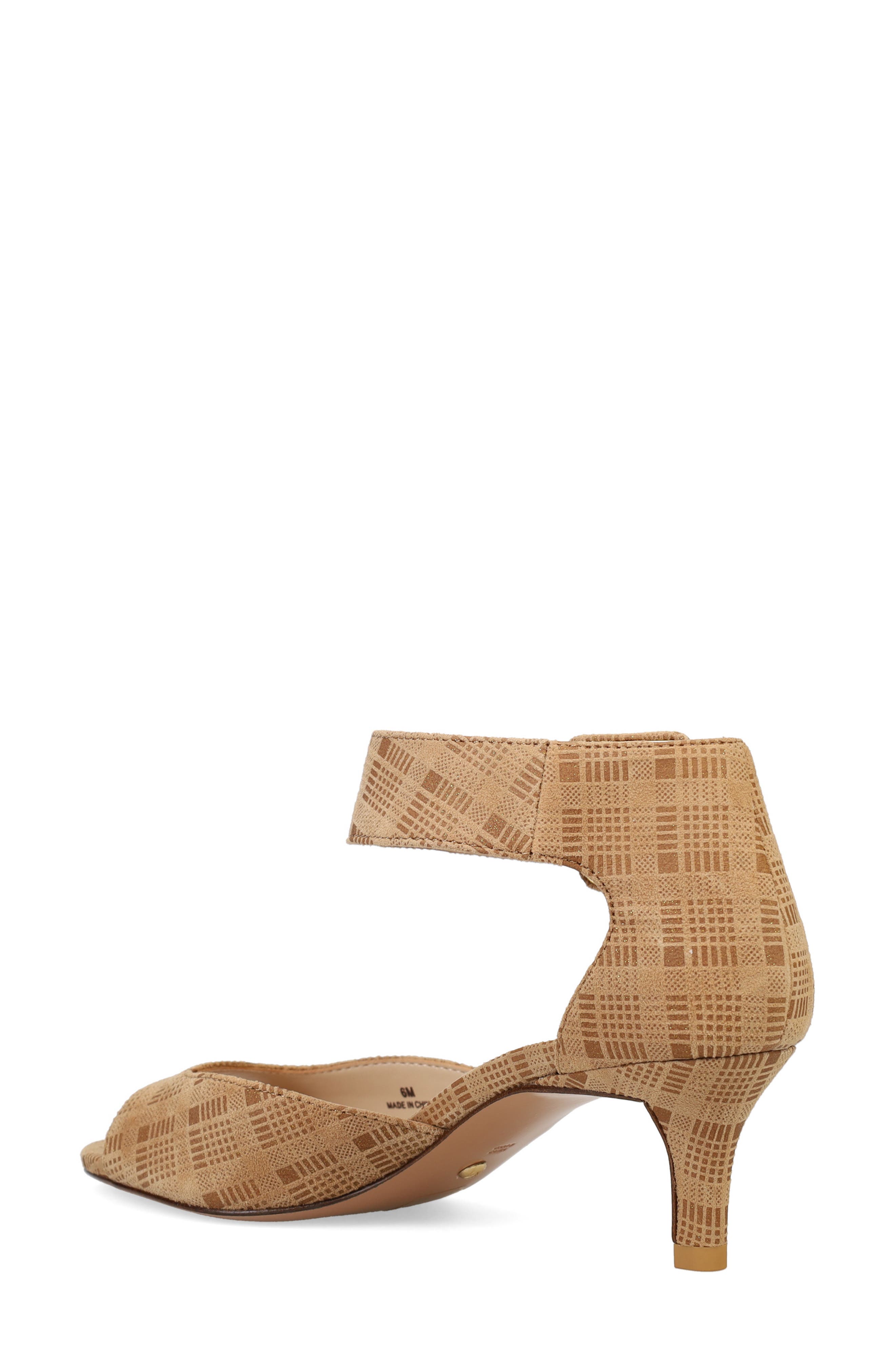 Pelle Moda Berlin Ankle Strap Sandal, Alternate, color, Latte