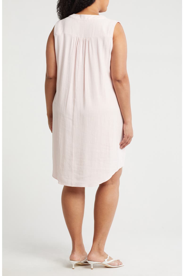 V-Neck Sleeveless Shift Dress, Alternate, color, PINK