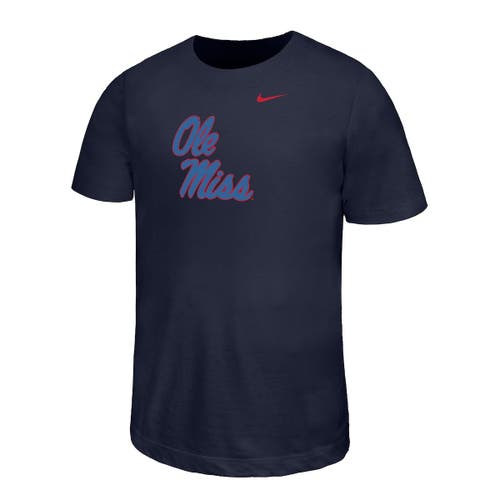 Nike Youth  Navy Ole Miss Rebels Legend Color Pop Performance T-shirt