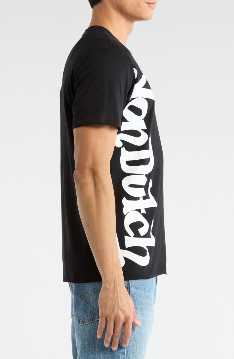 Von Dutch Logo Graphic T-Shirt, Alternate, color, Jet Black