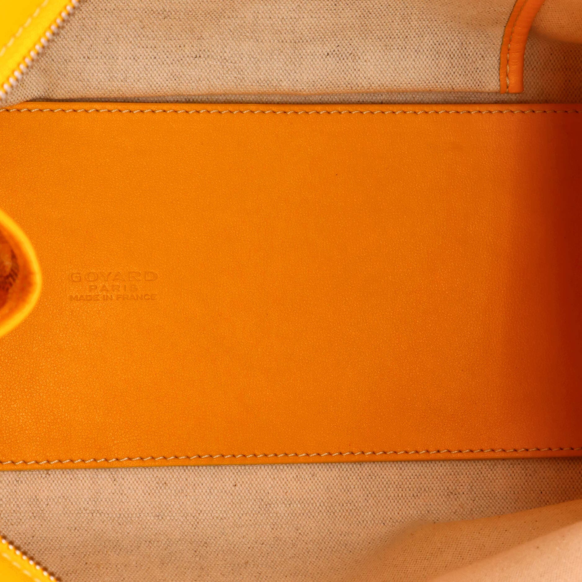 Pre-Owned Goyard Marquises Bag Coated Canvas, Alternate, color, Yellow