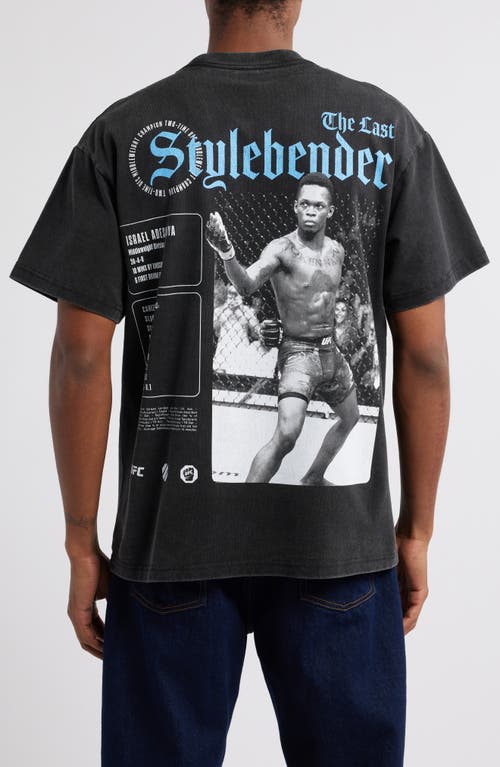 Id Supply Co Ufc Israel Adesanya Last Stylebender Graphic T-shirt In Black