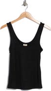L'AGENCE Chrissy Scoop Neck Tank