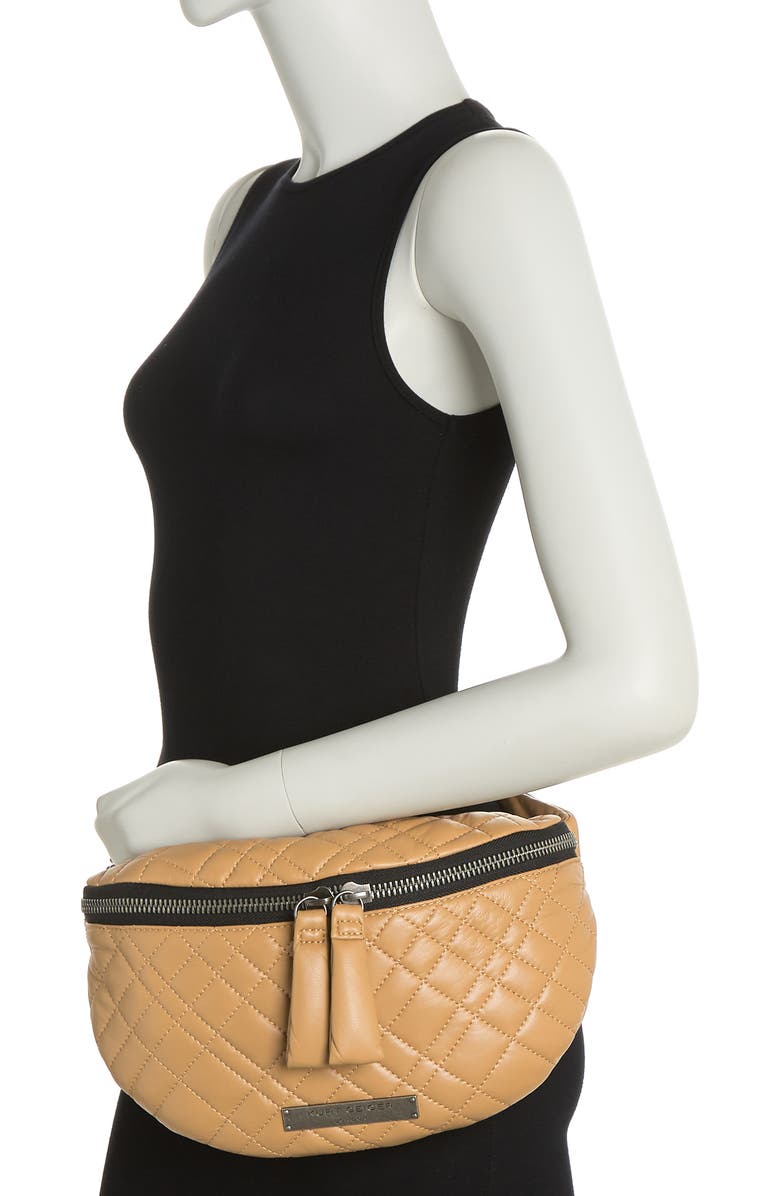 Kurt Geiger London Brixton Quilt Belt Bag, Alternate, color,