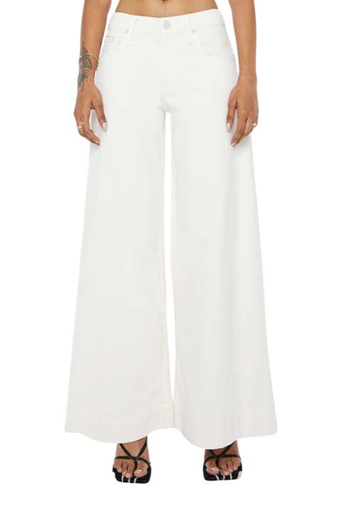 Lil Headliner Sneak Wide Leg Jeans (Cream Puffs) (Petite)