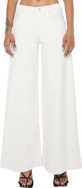 MOTHER Lil Headliner Sneak Wide Leg Jeans