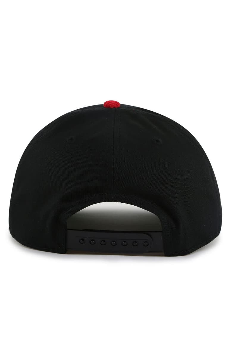 American Needle Men's American Needle Black/Red New Jersey Devils Burnett Adjustable Hat, Alternate, color, Black