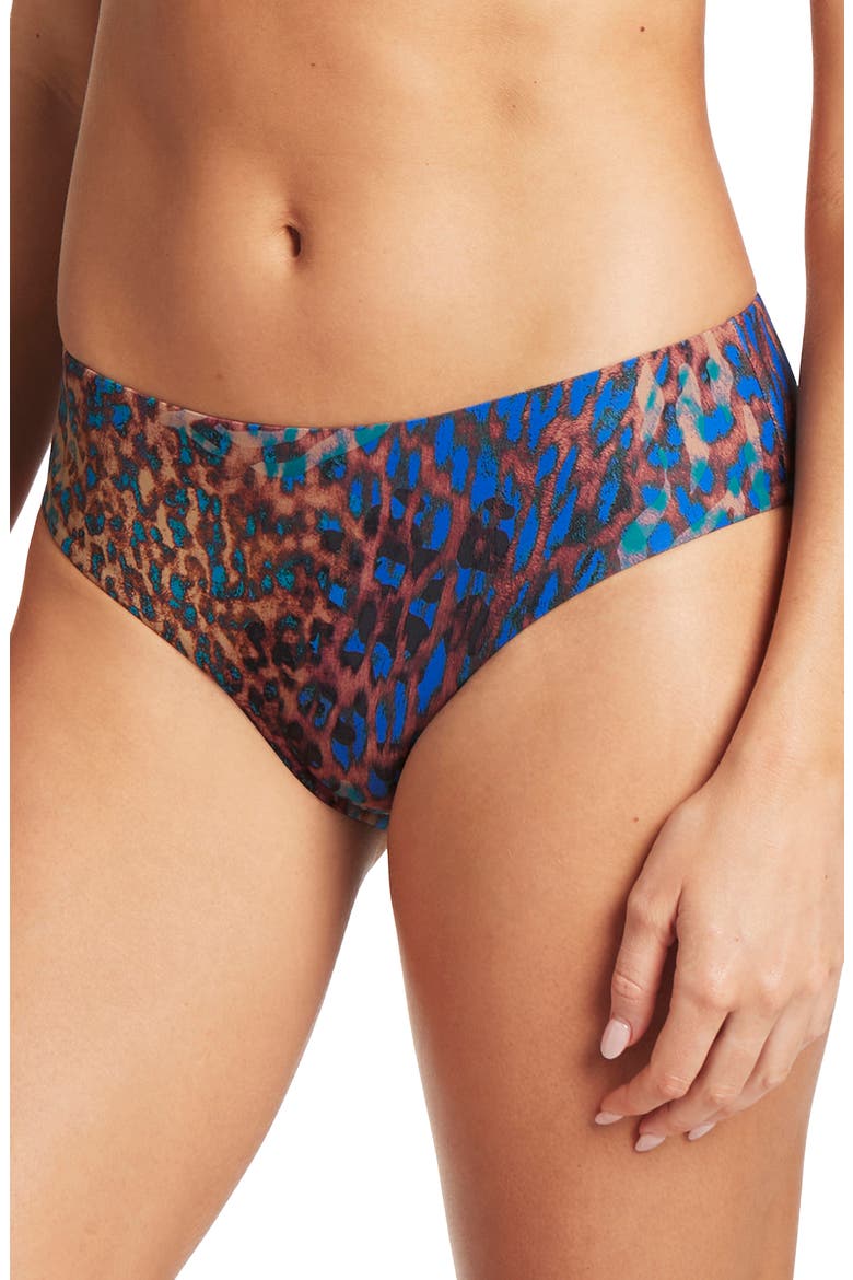 Mid Bikini Bottoms, Alternate, color, BLUE