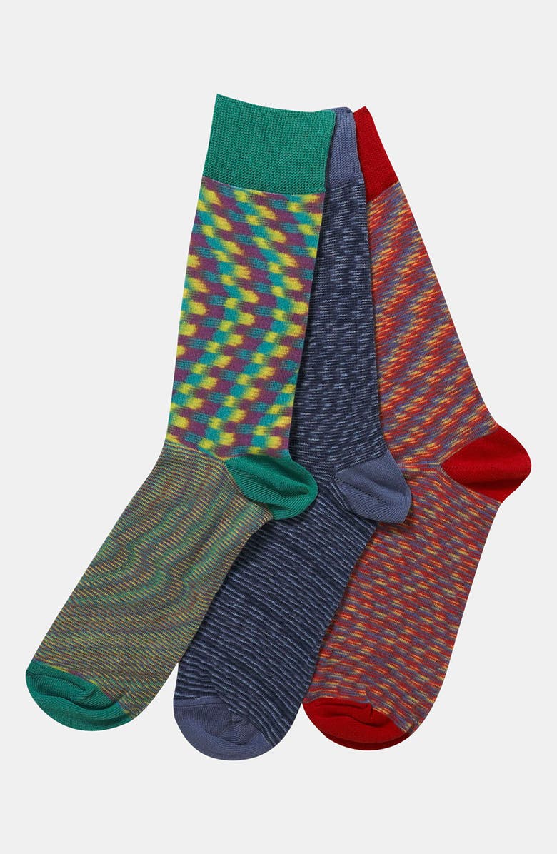Topman 'Summer Space' Socks, Alternate, color, 