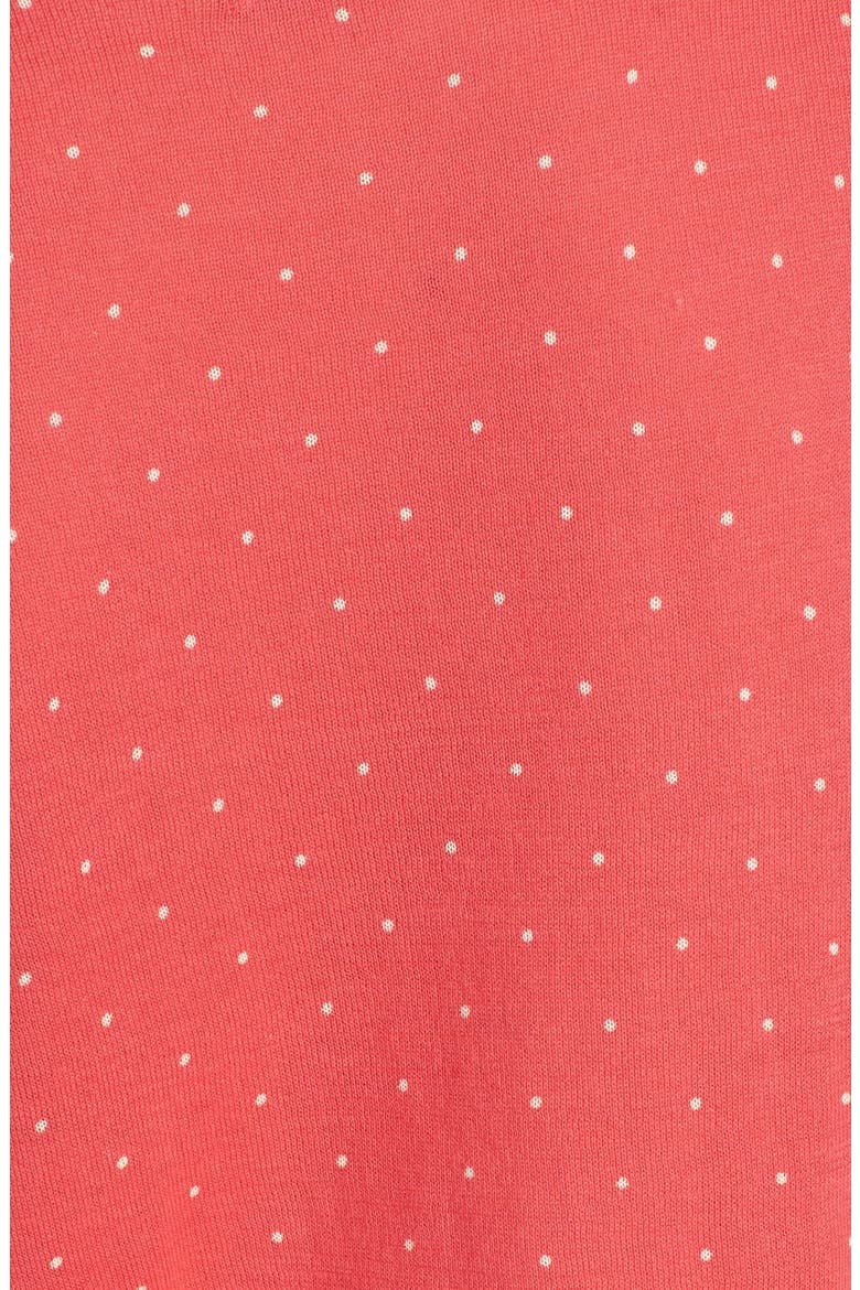Hinge® Polka Dot Half Sleeve Sweater, Alternate, color, PINK PARADISE/ WHITE DOT