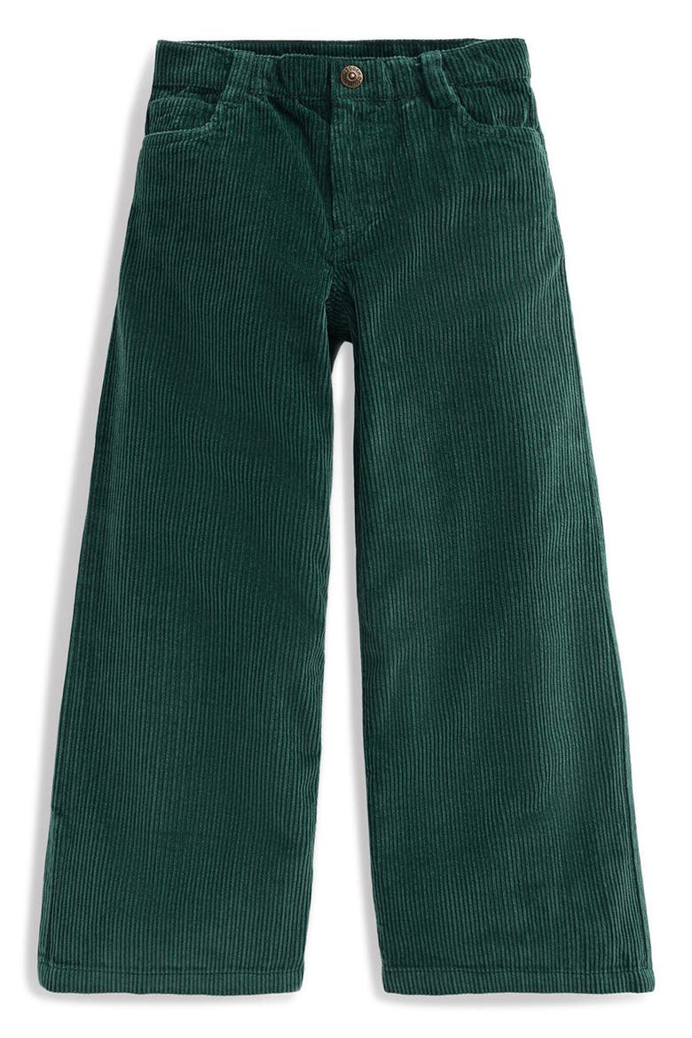 Kids' High Waist Wide Leg Corduroy Jeans, Main, color, MALACHITE GREEN CORD