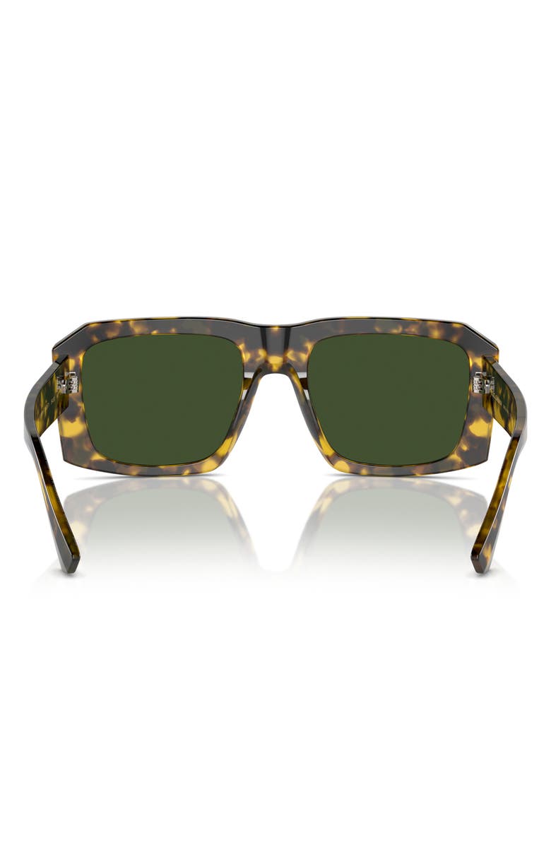Dolce&Gabbana 54mm Square Sunglasses, Alternate, color, Yellow Havana