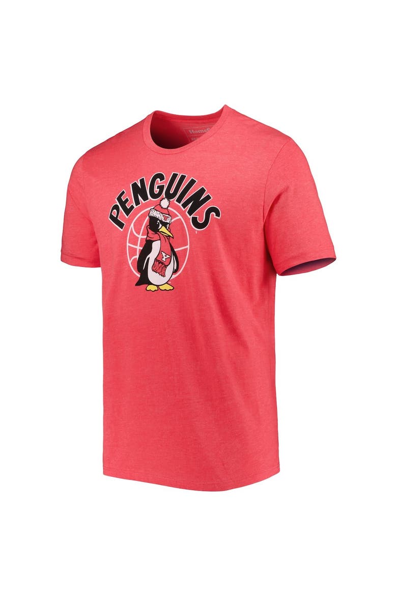Men's Homefield Heather Red Youngstown State Penguins Basketball Hometown T-Shirt, Alternate, color, Heather Red