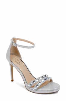 Jewel Badgley Mischka Hustle Ankle Strap Sandal