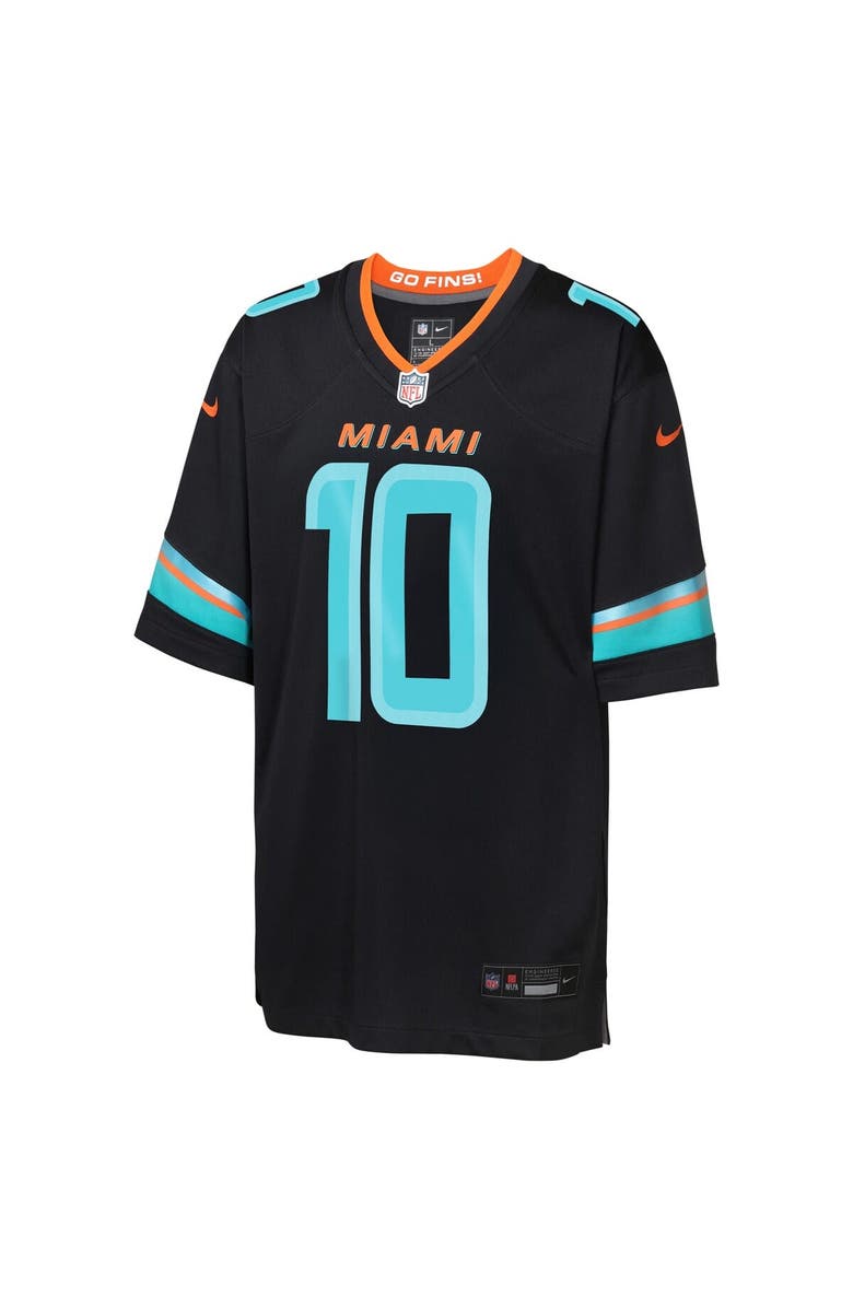 Nike Youth Nike Tyreek Hill Pitch Blue Miami Dolphins 2025 Rivalries Collection Game Jersey, Alternate, color, Navy