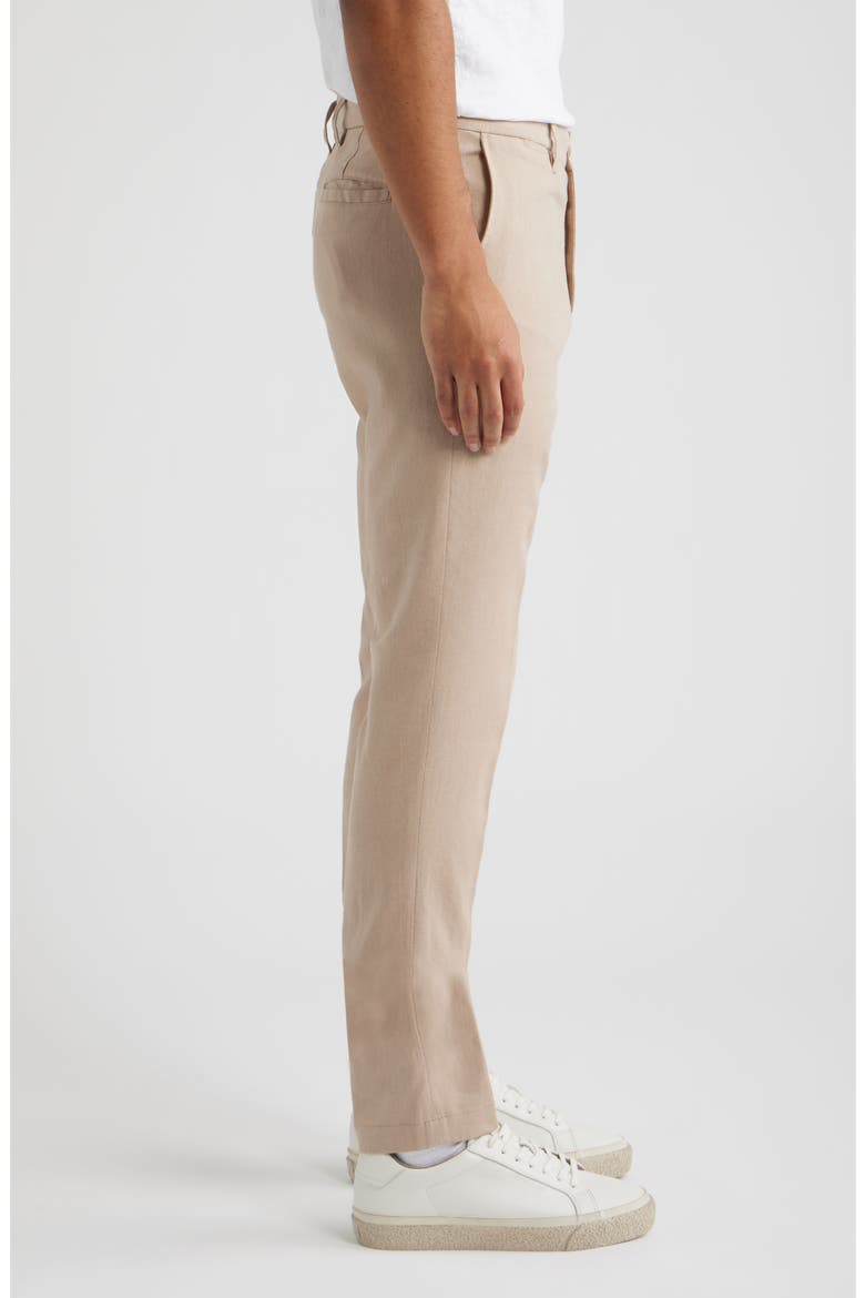 Aerolinen Linen Blend Chinos, Alternate, color, DESERT