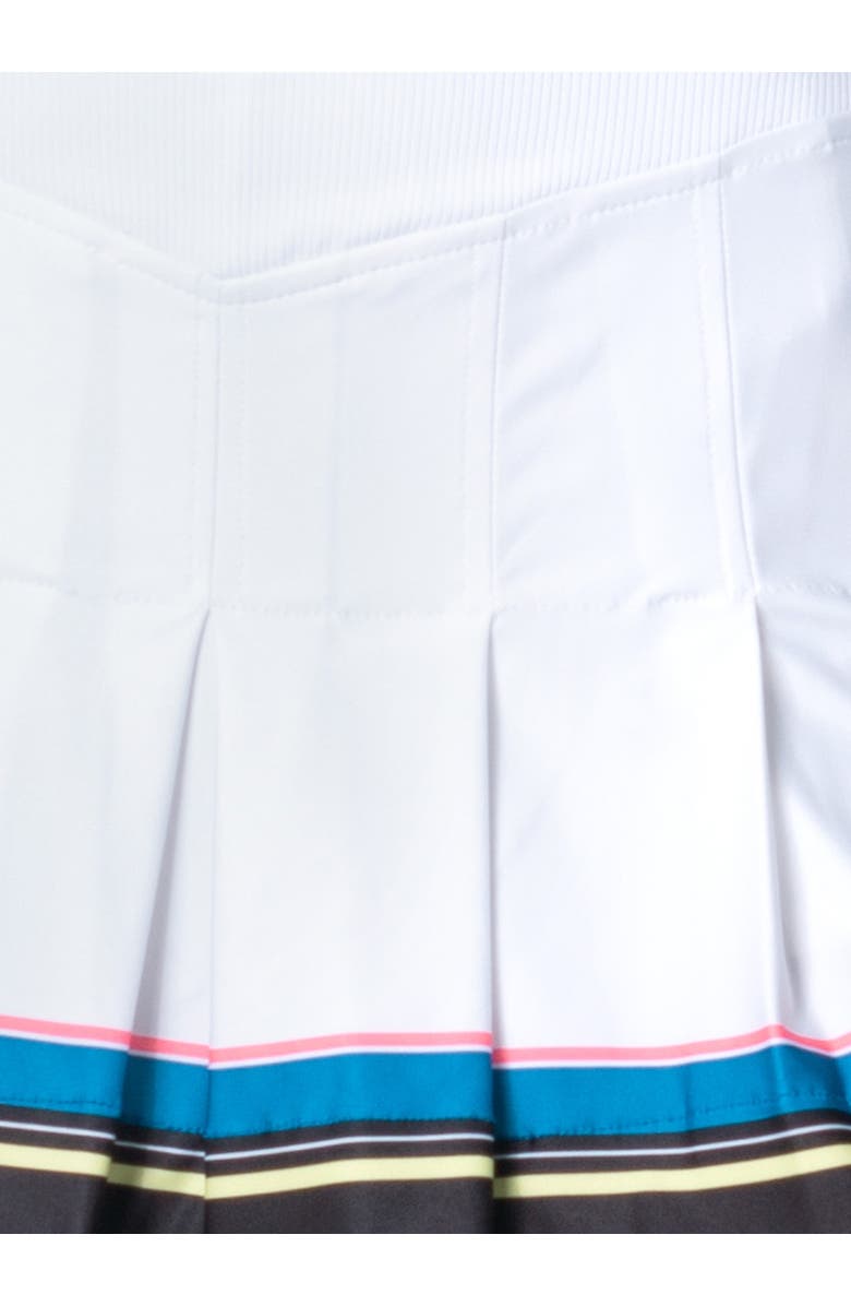 Lucky in Love Stripe Hype Skirt, Alternate, color, White