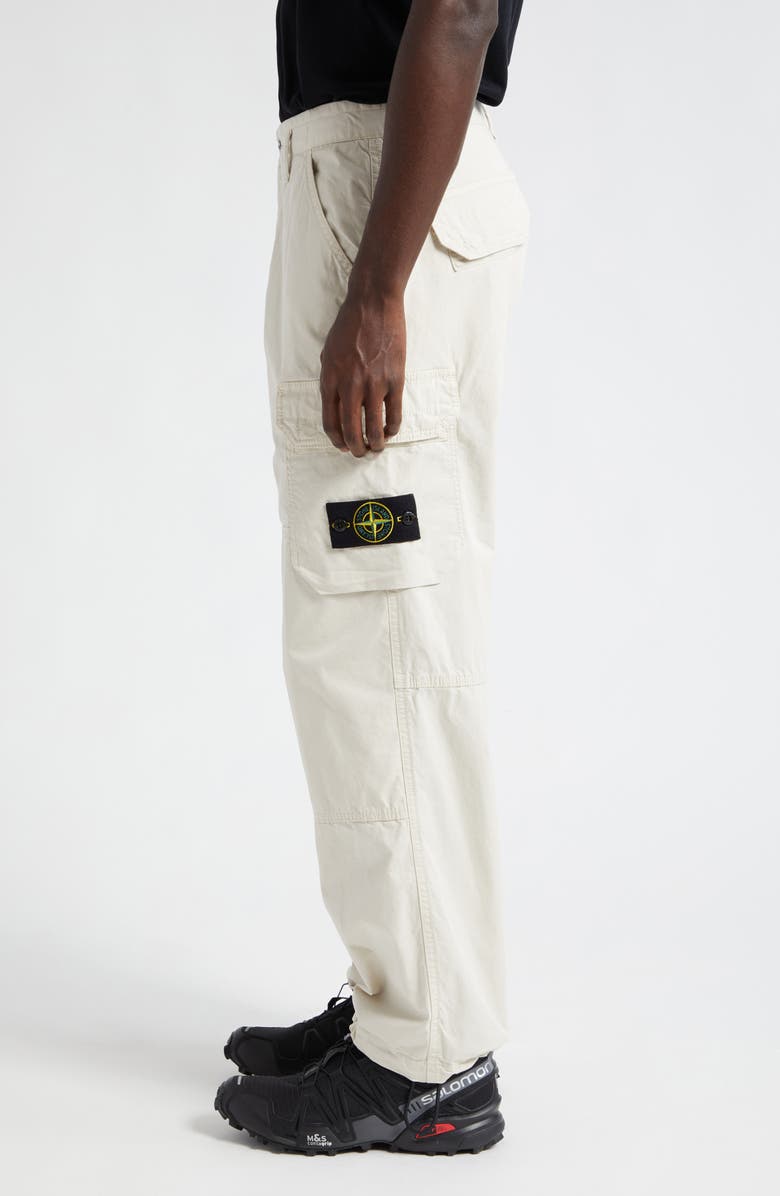 Stone Island Stretch Cotton Cargo Pants, Alternate, color,