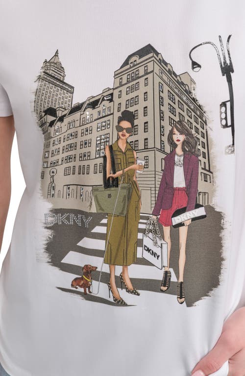DKNY DKNY 5TH AVENUE GRAPHIC T-SHIRT 
