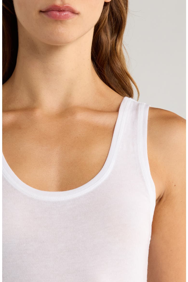 Luxe Delicate Layering Tank Top, Alternate, color, WHITE
