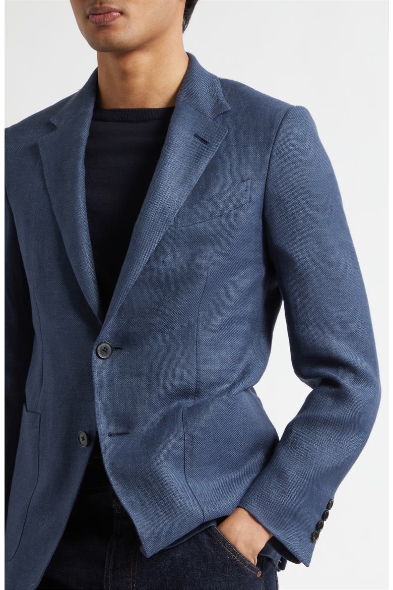 Fairway Crossover Linen Blend Sport Coat, Alternate, color, DARK BLUE