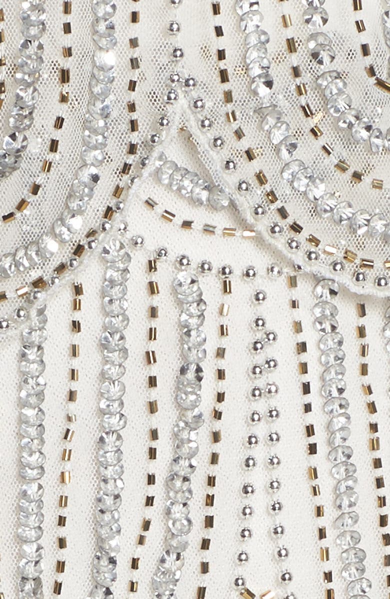 Pisarro Nights Beaded Mock Two-Piece A-Line Gown, Alternate, color,