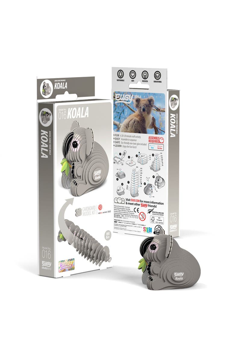 Eugy Puzzles Koala 3D Puzzle, Main, color, NO COLOR