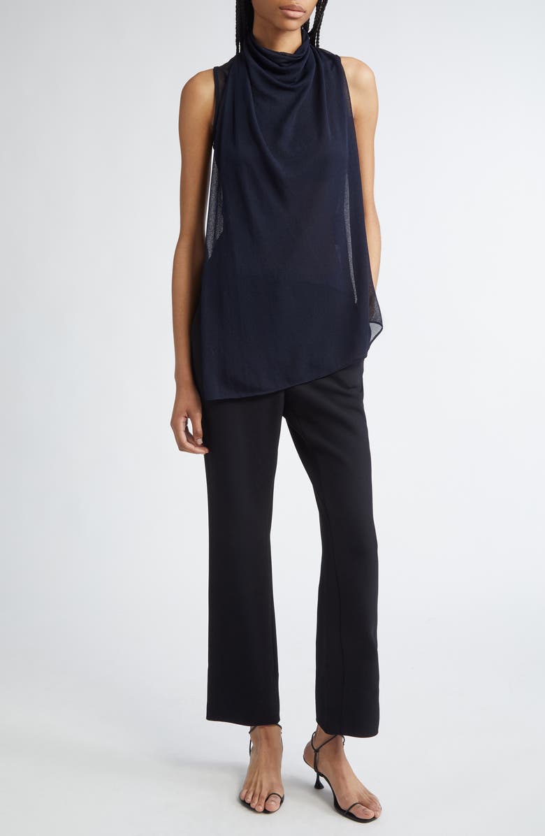 Proenza Schouler Sage Asymmetric Crepe Jersey Top, Alternate, color, 