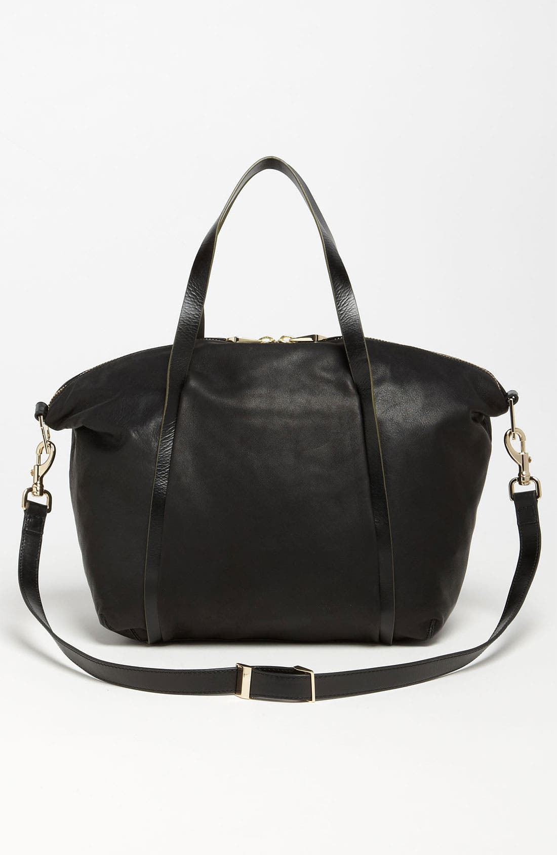 'Kimbel' Satchel, Alternate, color, BLACK