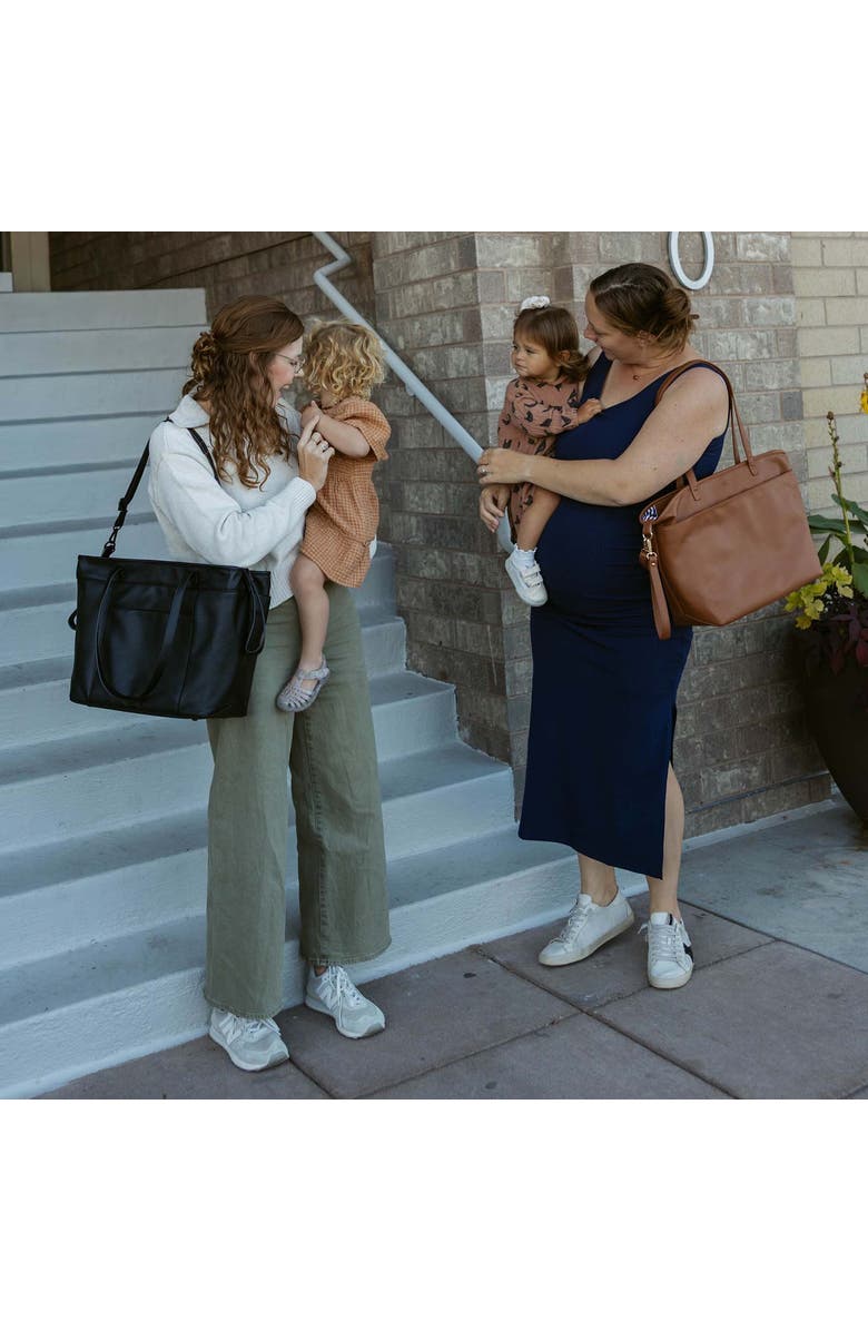 Parker Baby Co. Willow Tote, Alternate, color, Black