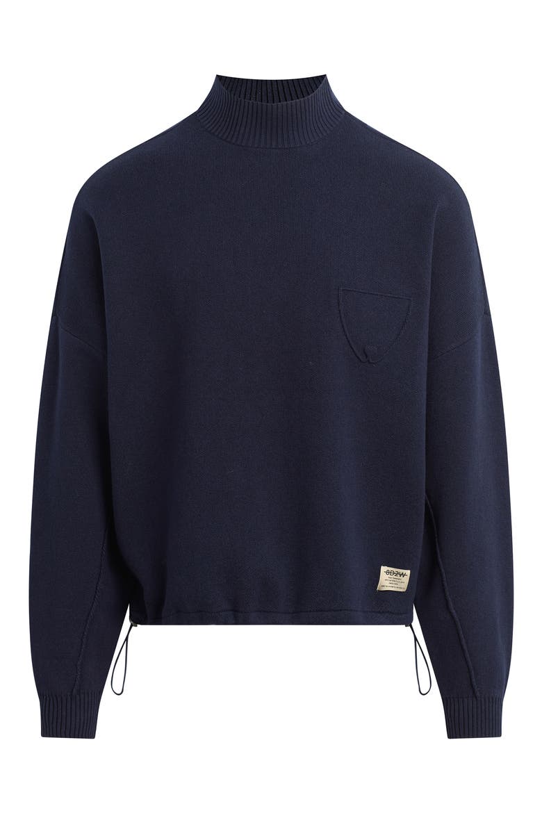 Jrue Mock Neck Cotton & Cashmere Blend Sweater, Alternate, color, OLYMPIA
