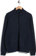TOM BAINE Full Zip Sweater