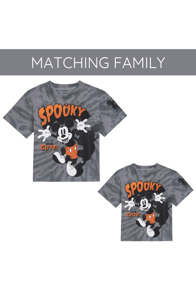 Mickey Mouse Short Sleeve T-Shirt, Alternate, color, Mickey Ghost Grey