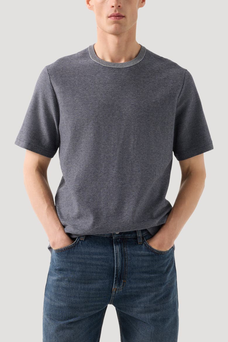 Horton Knitted Shirt, Alternate, color, Navy blue
