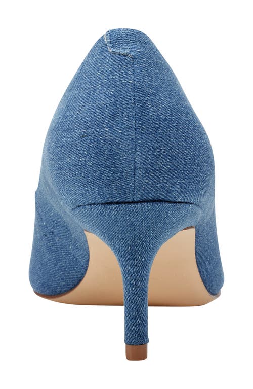 Marc Fisher Alola Pointed Toe Pump In Blue