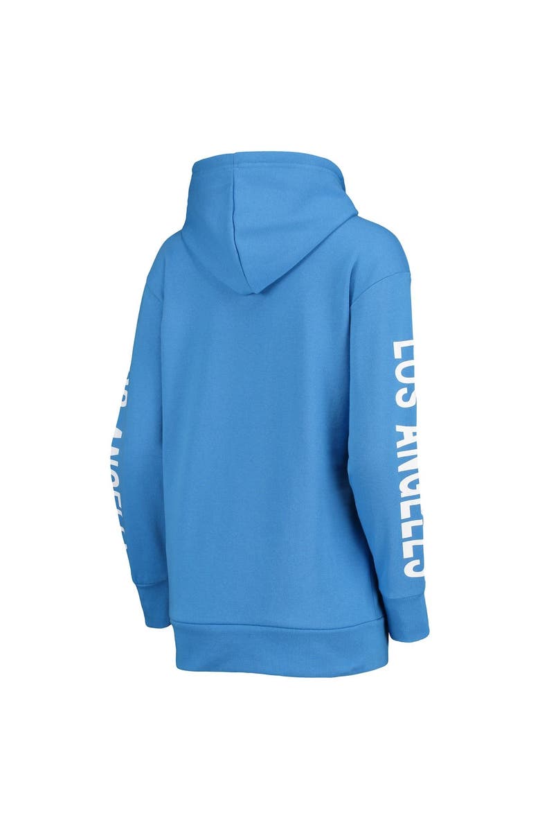 G-III 4HER BY CARL BANKS Women's G-III 4Her by Carl Banks Powder Blue Los Angeles Chargers Extra Point Pullover Hoodie, Alternate, color, Powder Blue