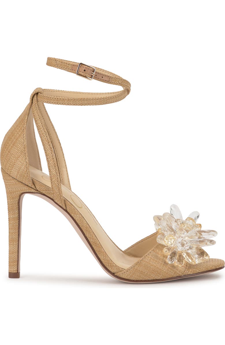 Jessica Simpson Janivah Ankle Strap Sandal, Alternate, color, Natural