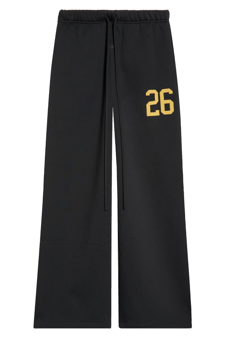 Lounge Core Fleece Wide Leg Sweatpants, Alternate, color, VINTAGE BLACK