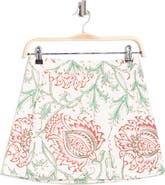 Longchamp Floral Miniskirt
