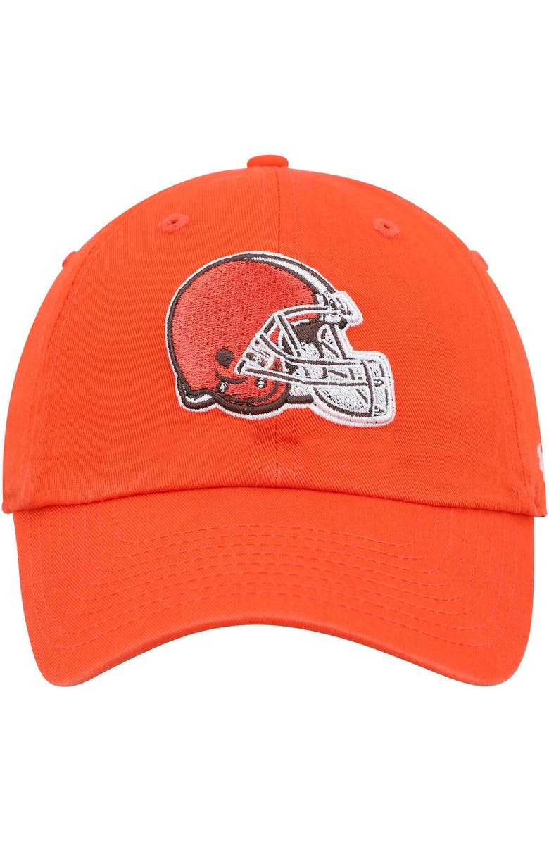 '47 Men's '47 Orange Cleveland Browns Clean Up Primary Adjustable Hat, Alternate, color, Orange