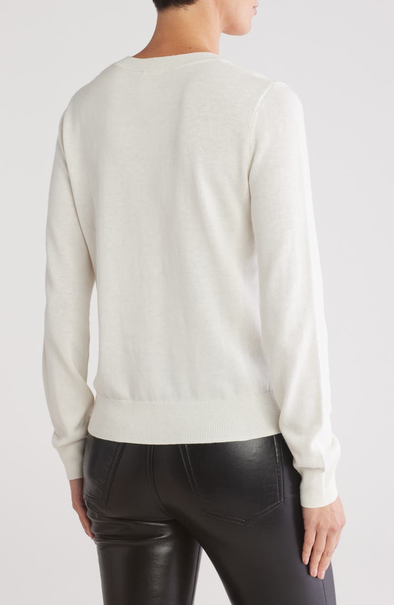 Cinq à Sept L'Amour Script Sweater, Alternate, color,