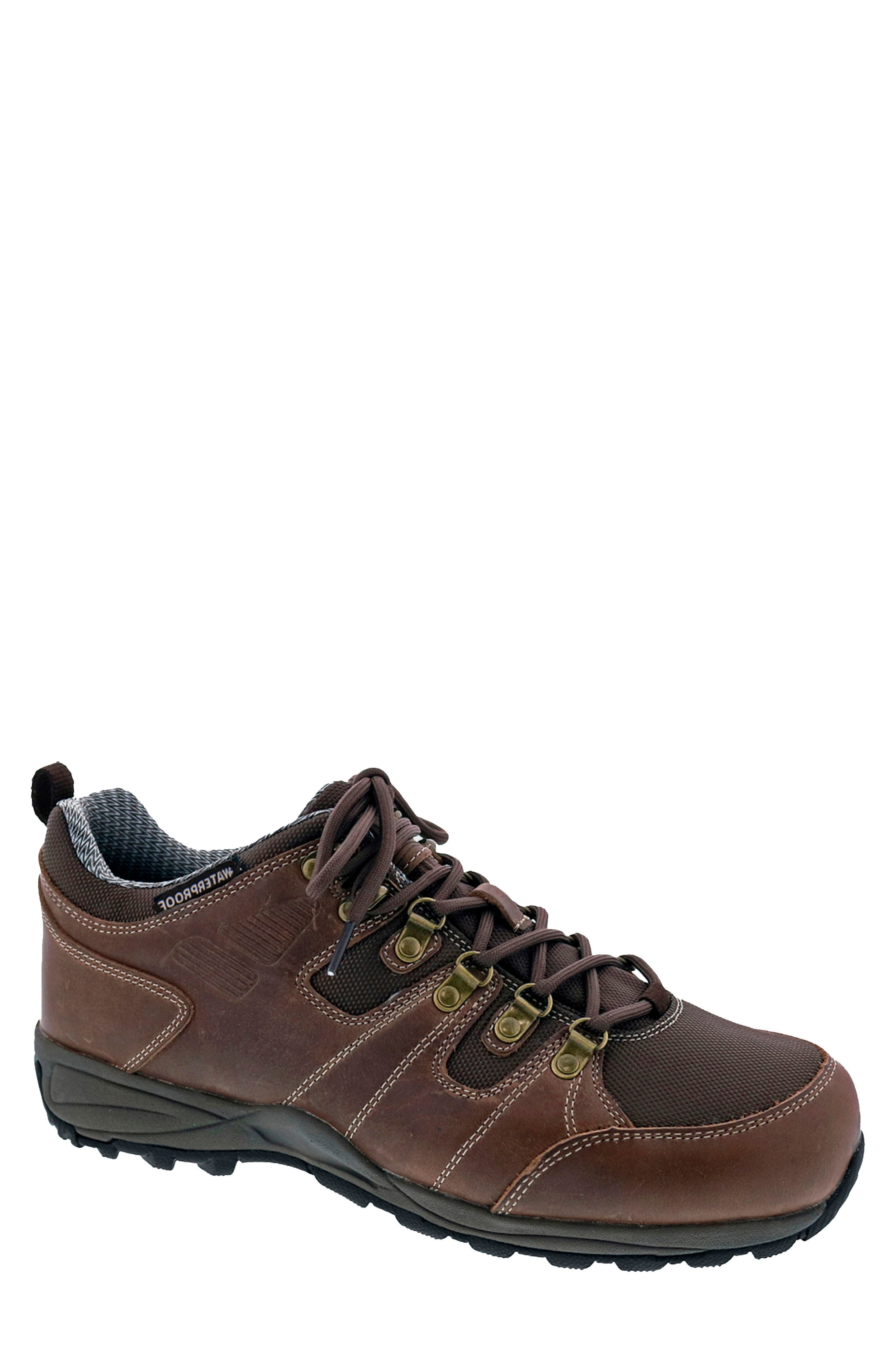 Canyon Waterproof Leather Hiking Boot, Main, color, DARK BROWN LEATHER
