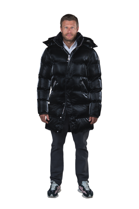 Men's Penguin Long Length Quilted Coat