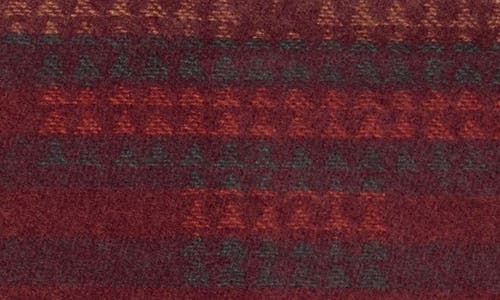 Vince Camuto Feathersoft Geometric Jacquard Wrap Scarf In Red