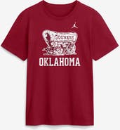 Jordan Brand Men's Jordan Brand Crimson Oklahoma Sooners Primetime Logo Mantra T-Shirt