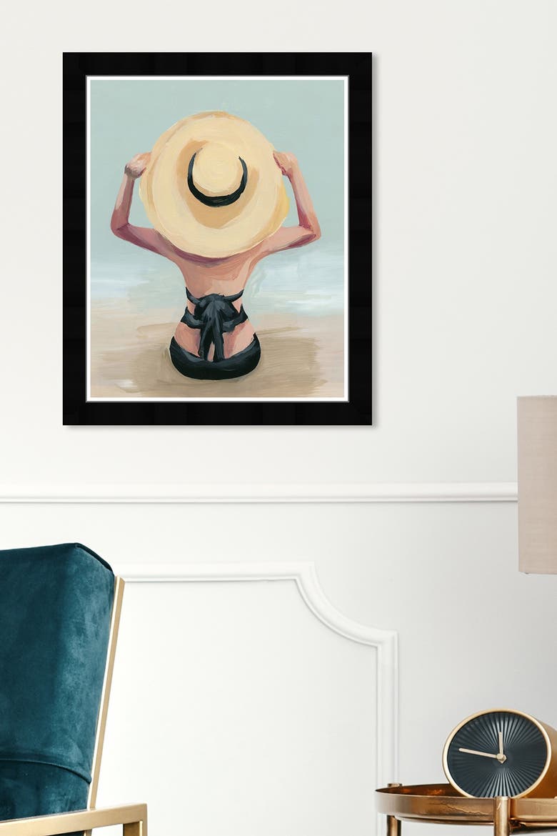 Vacay Mode On Green Framed Wall Art, Alternate, color, NONE
