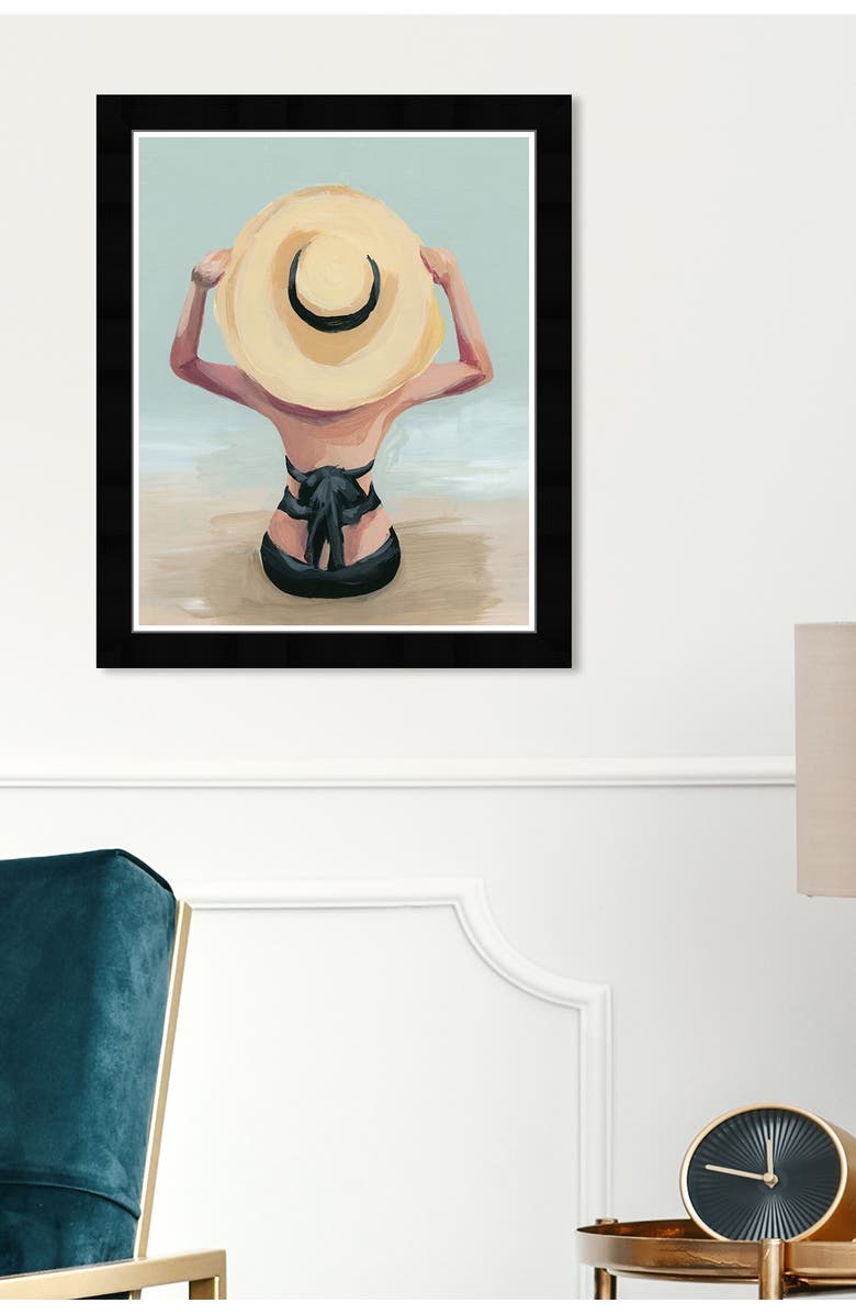 Wynwood Studio Vacay Mode On Green Framed Wall Art, Alternate, color, 